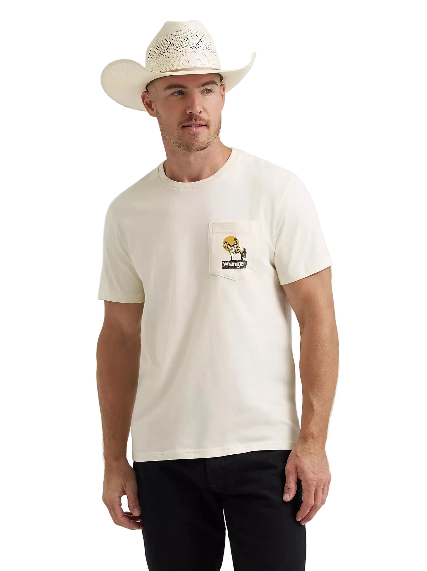 T-Shirt Men's Silent Rider Wrangler