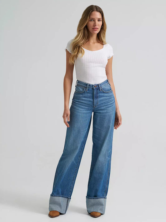 Women's Retro Bailey High Rise Cuffed Jeans Wrangler