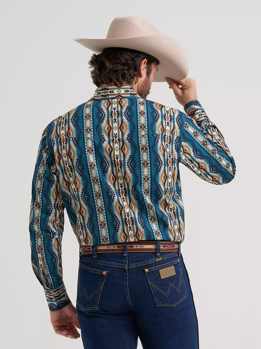 Men's Checotah Classifc Fit Pearl Snap Wrangler