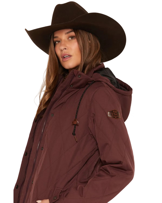 Women's Lined Barn Coat Cinch