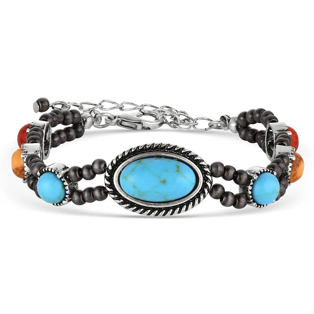 Sunset Skies Beaded Bracelet - Montana Silversmith