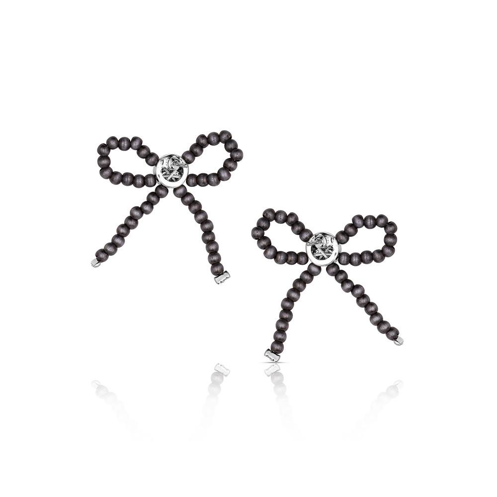 Forever Tied Bow Earrings - Montana Silversmith