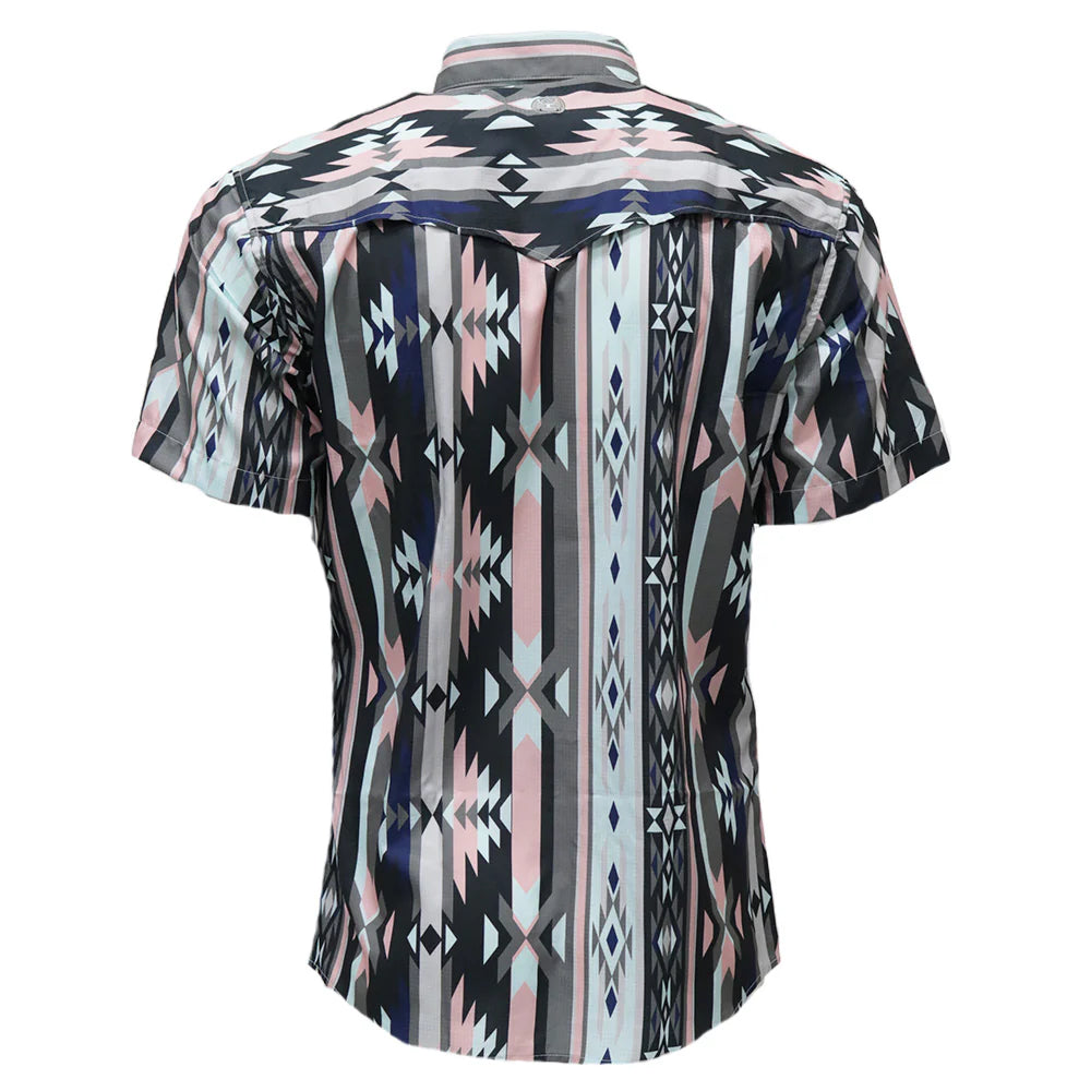 Pearl Snap Men's Sol Aztec Hooey