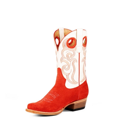 Boots Women's Red Suede Boot Macie Bean