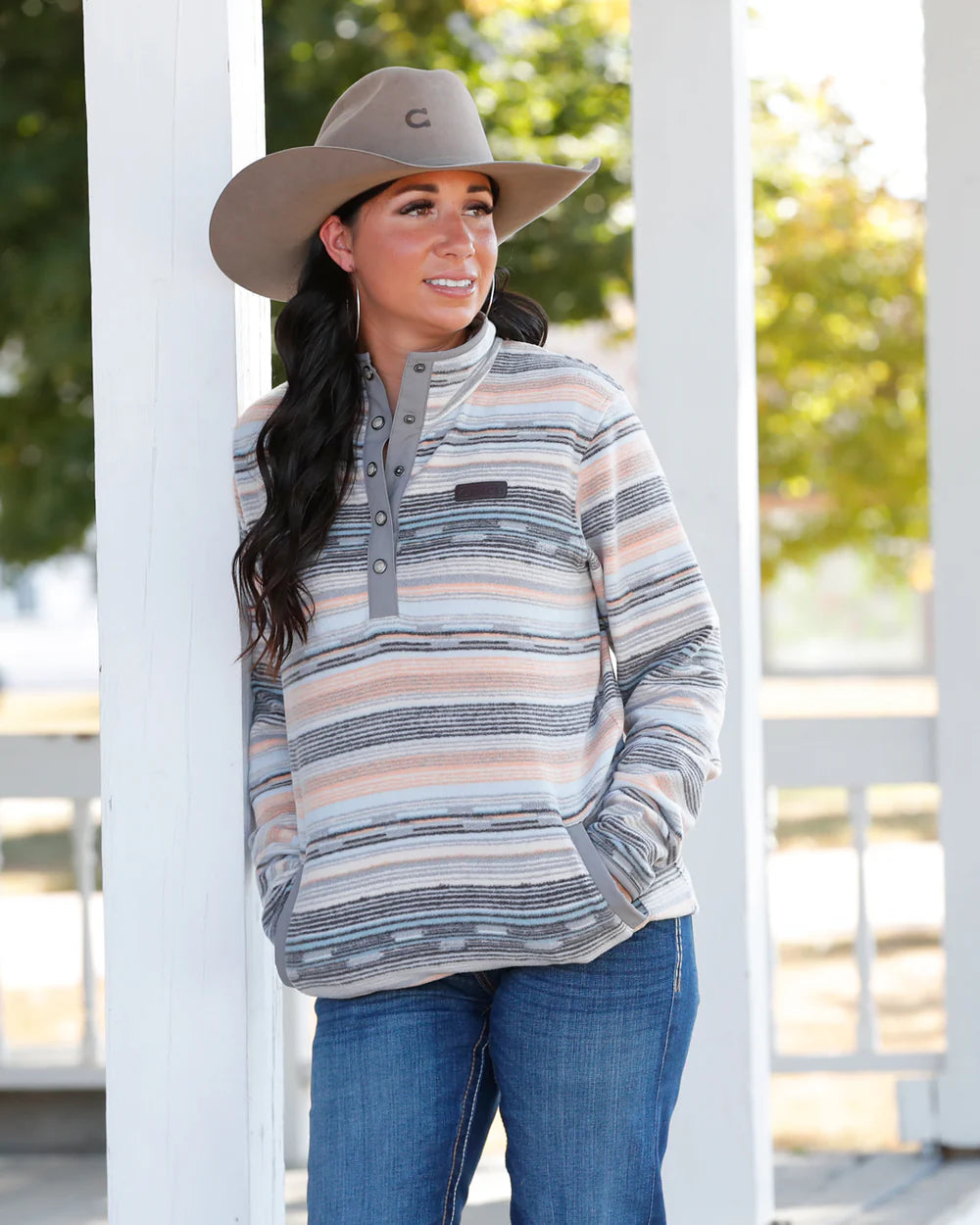Pullover Women's Polar Fleece Cinch