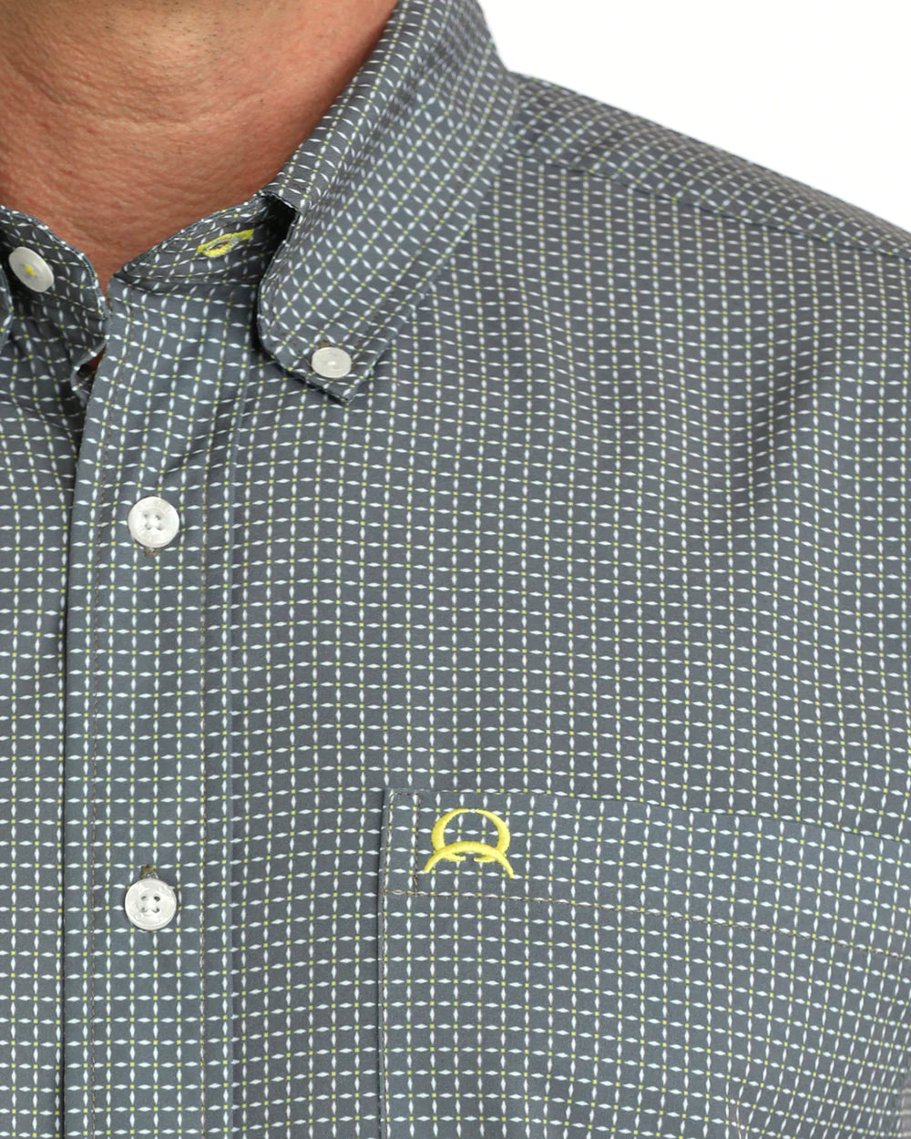 Button Down Men's ArenaFlex Short Sleeve Cinch