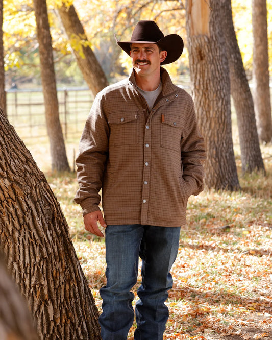 Men's Conceal Carry Plaid Jacket Cinch