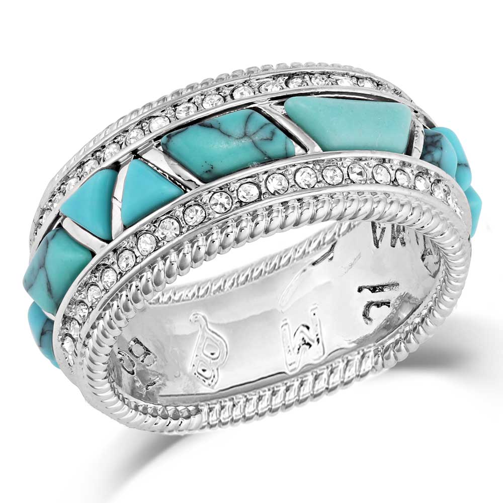 High Noon Cobblestone Turquoise Ring- Montana Silversmith