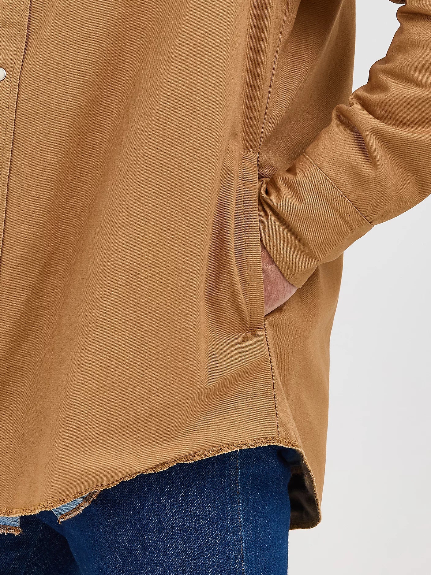 Pearl Snap Men's Flannel Lined Work Wrangler