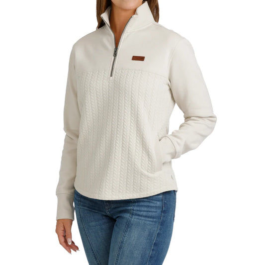 Pullover Women's 1/4 Zip Cinch