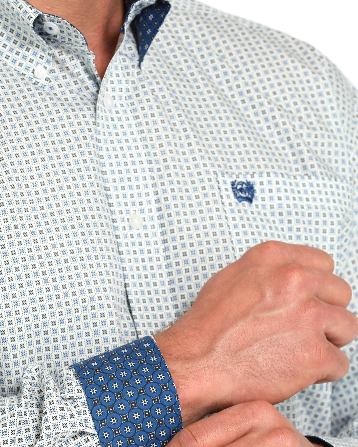 Button Down Men's Classic Fit Cinch