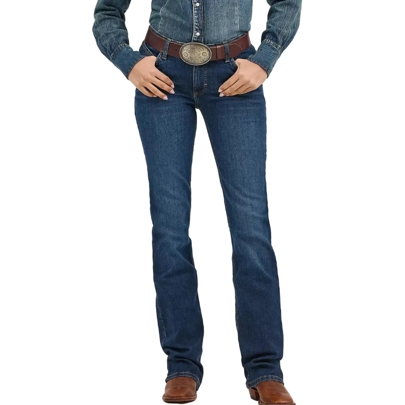 Jeans Women's Willow Dark Logo Wrangler