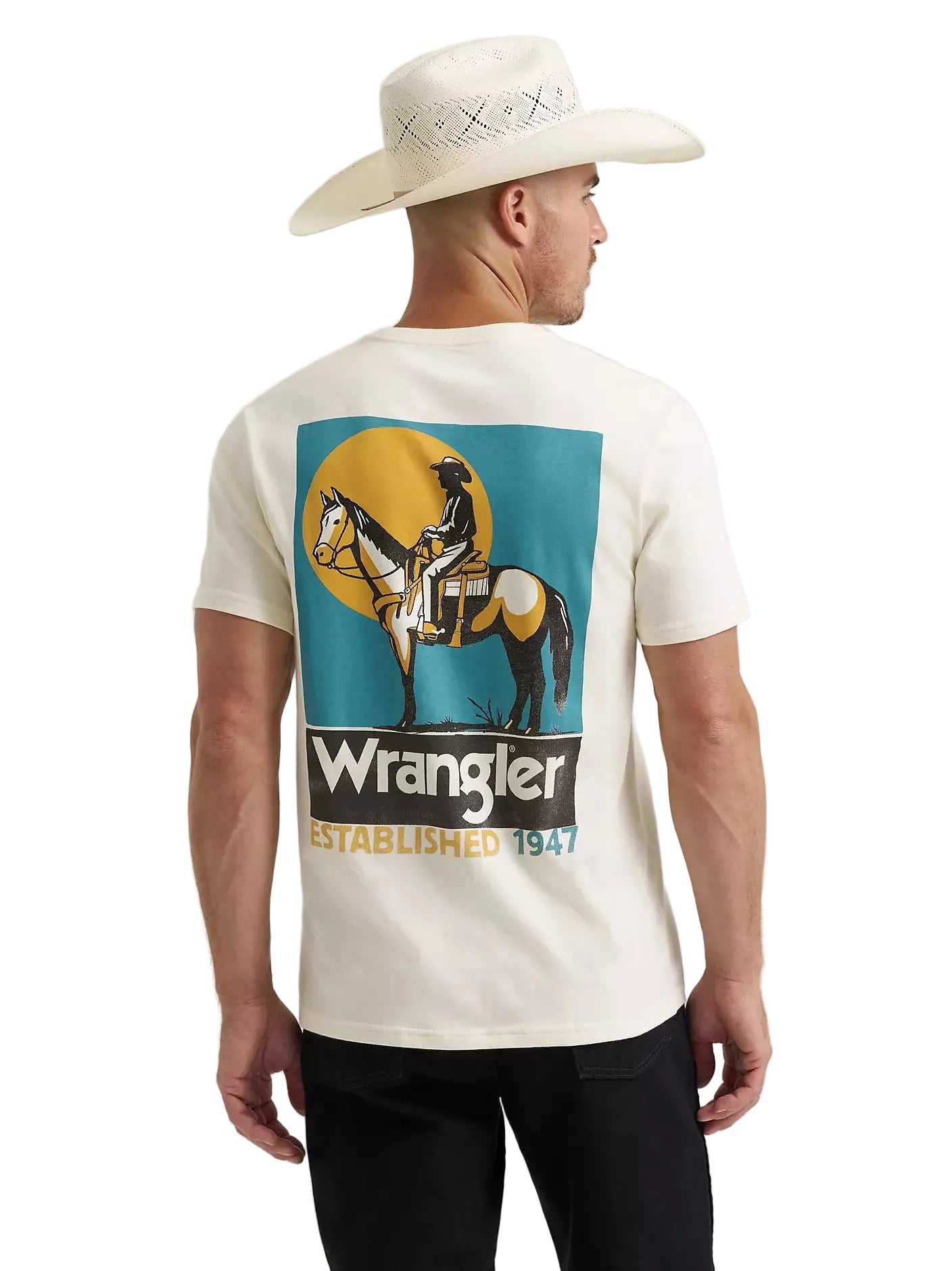 T-Shirt Men's Silent Rider Wrangler
