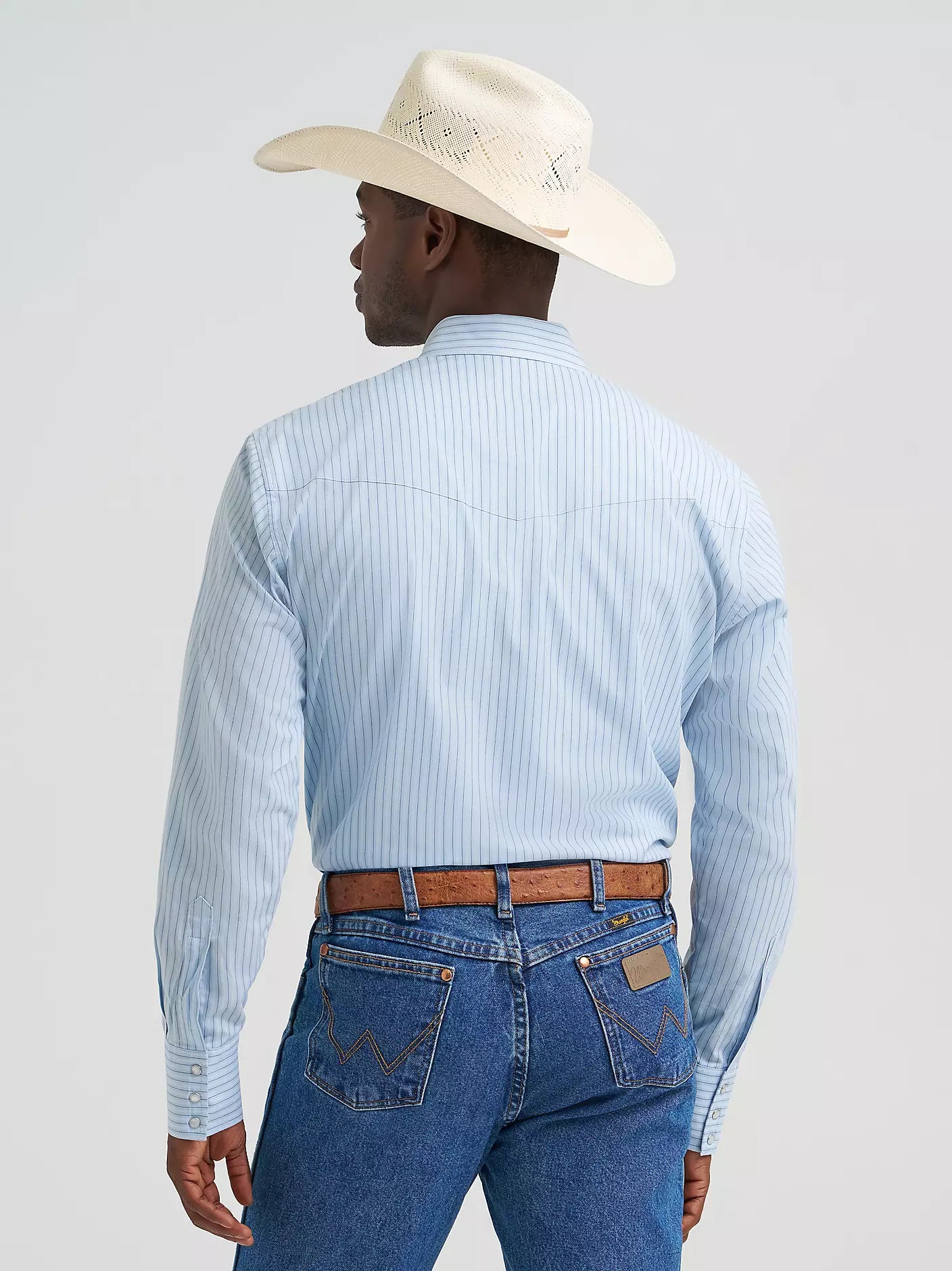 Pearl Snap Men's Western Stripe Wrangler