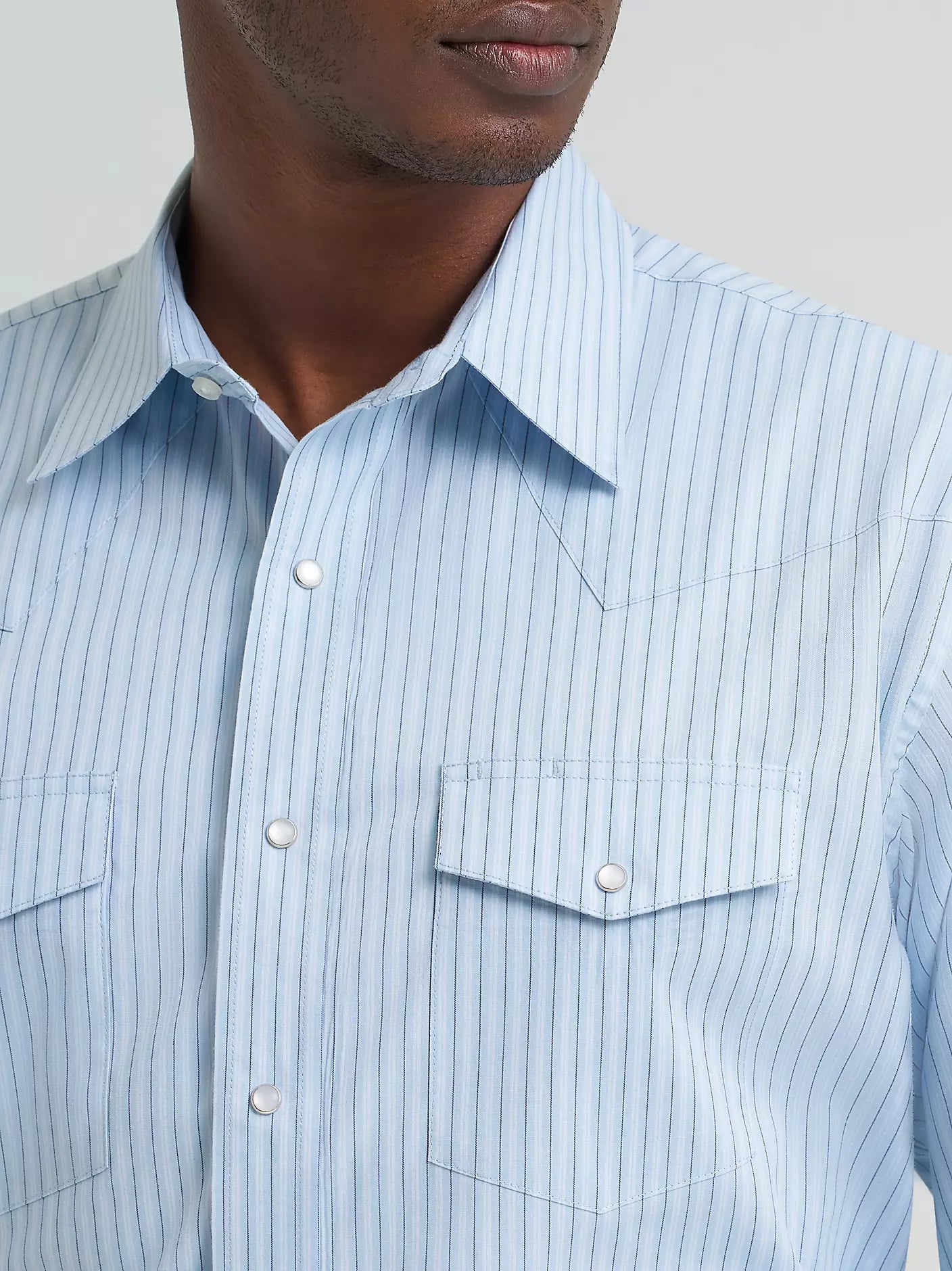 Pearl Snap Men's Western Stripe Wrangler