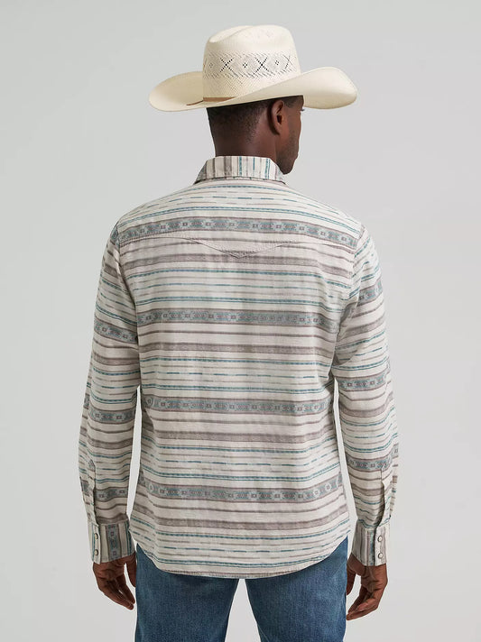 Pearl Snap Men's Retro Serape Wrangler