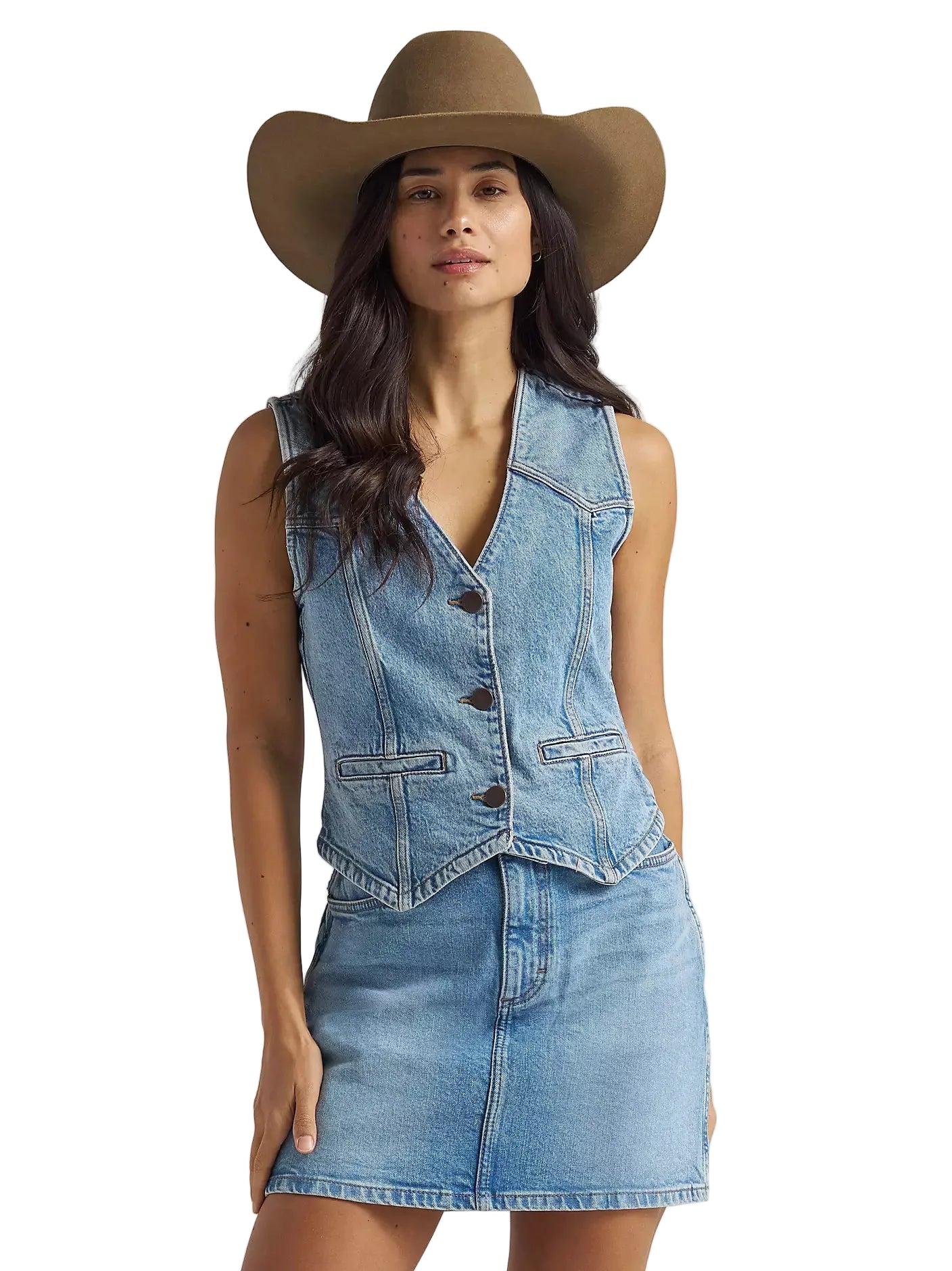 Women's Denim Vest Wrangler