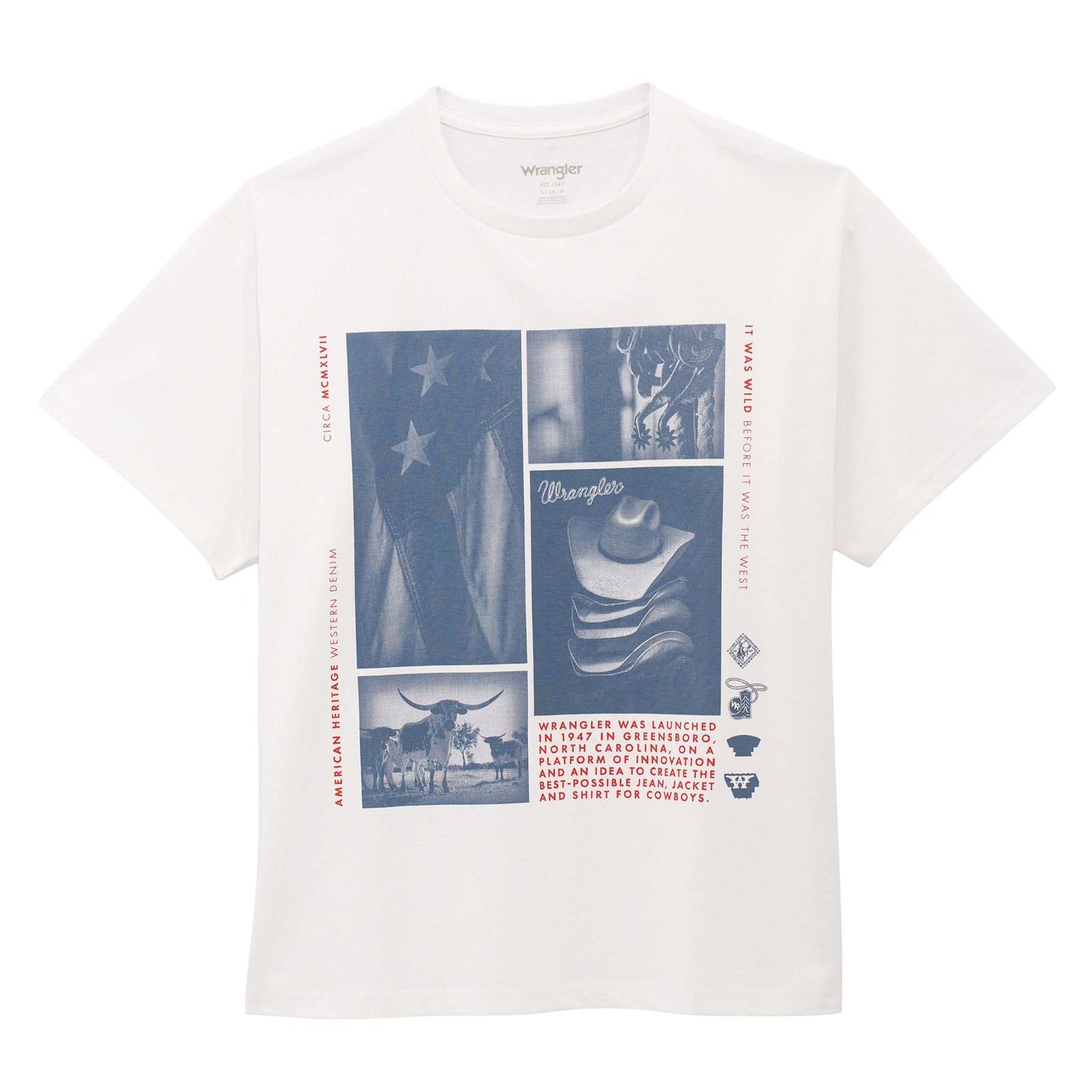 Western Collage Girlfriend T-Shirt Wrangler