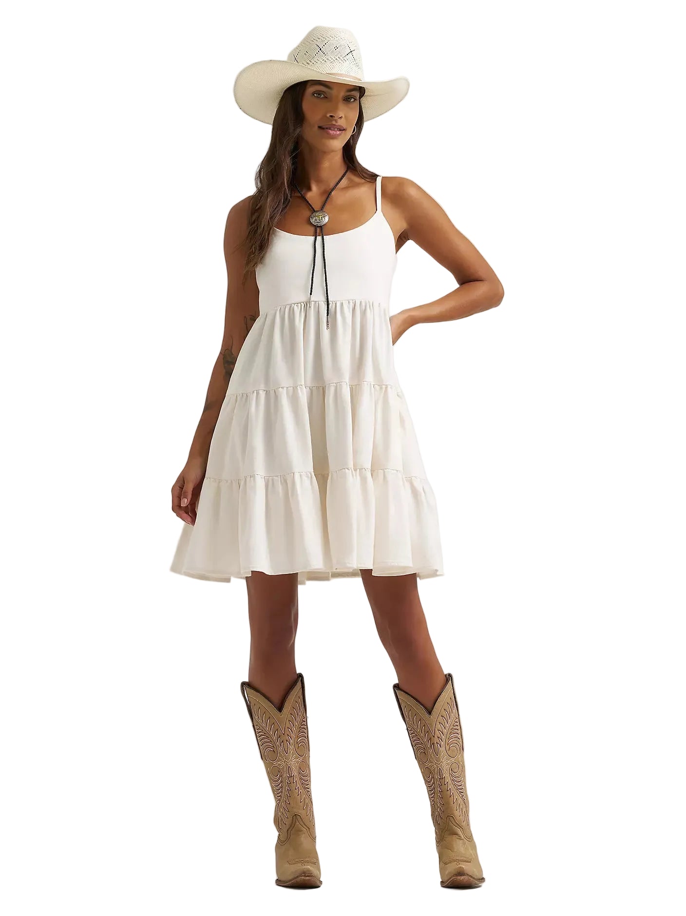 Women's Strappy Tiered Dress Wrangler