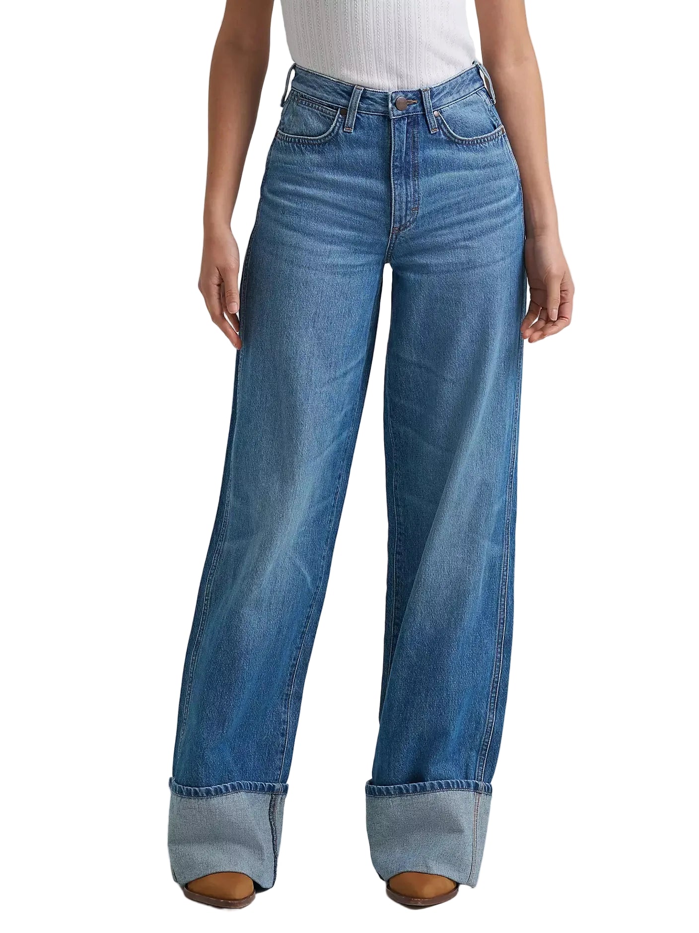Women's Retro Bailey High Rise Cuffed Jeans Wrangler