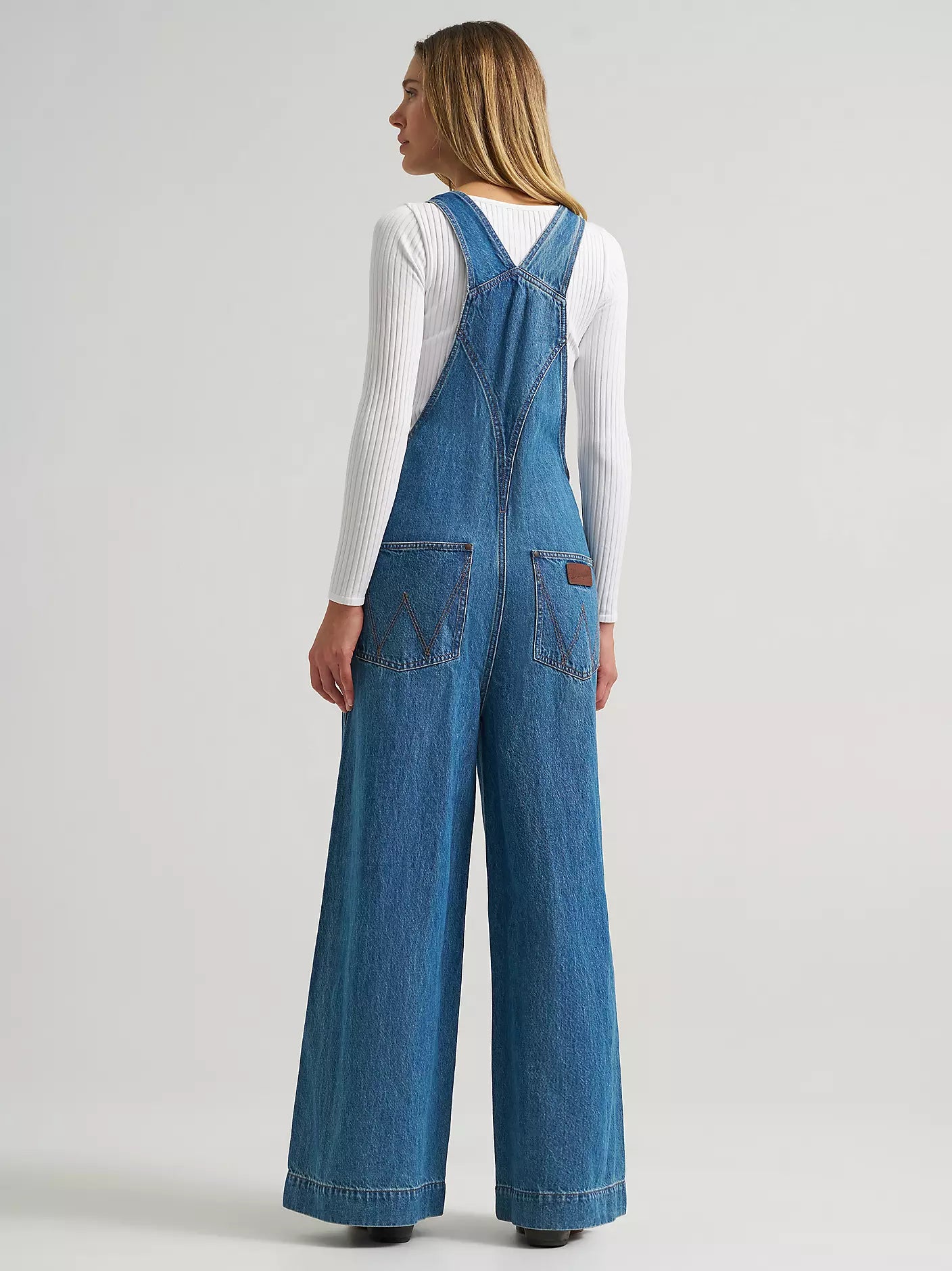 Retro Women's Bailey Wide Leg Overalls Wrangler