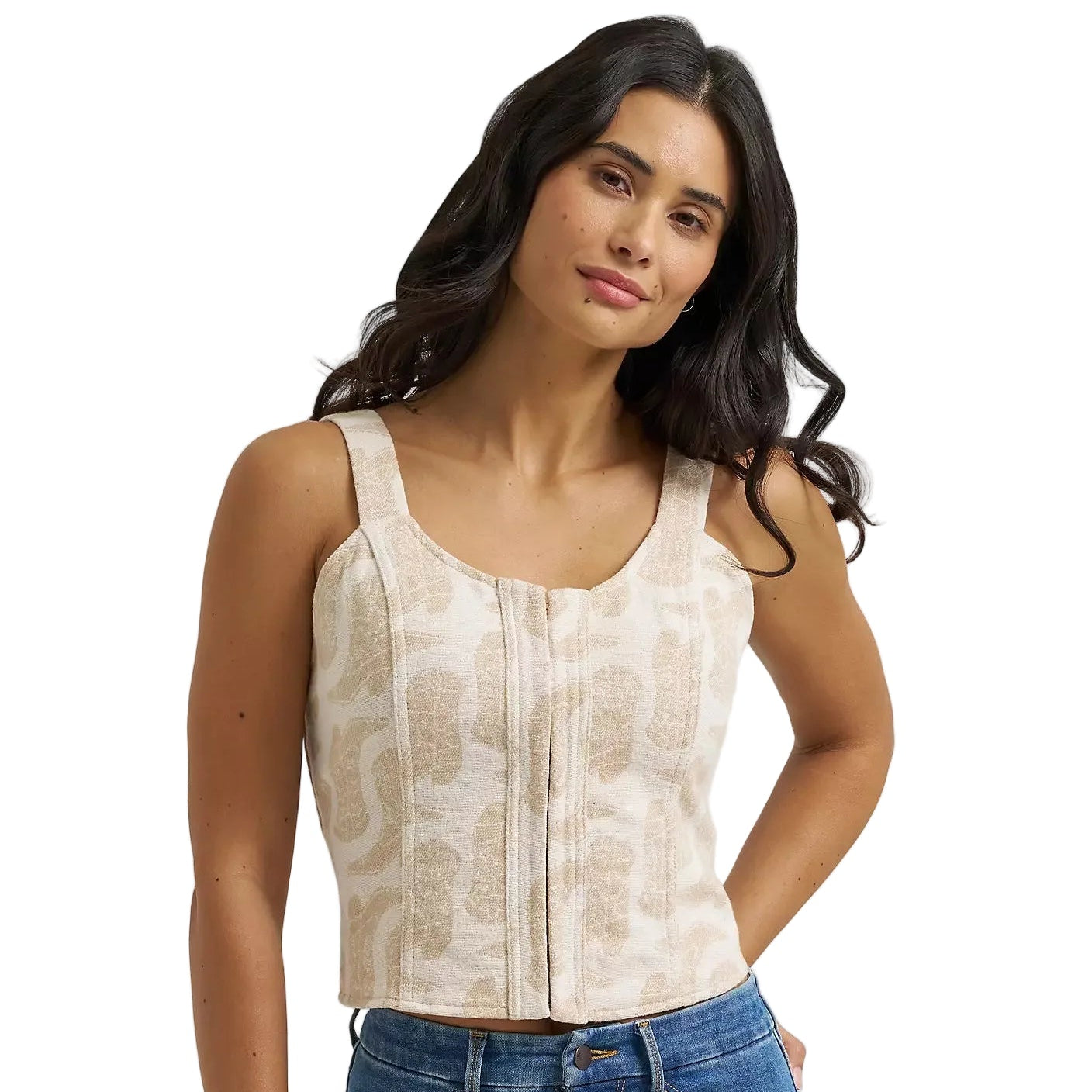 Women's Jacquard Boot Corset Top Wrangler