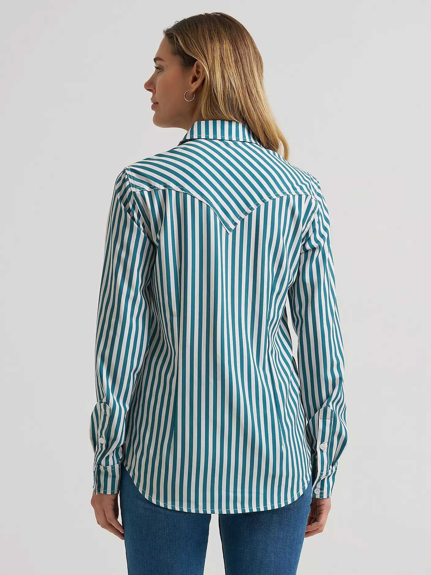 Women's Aria Striped Performance Button Down Wrangler