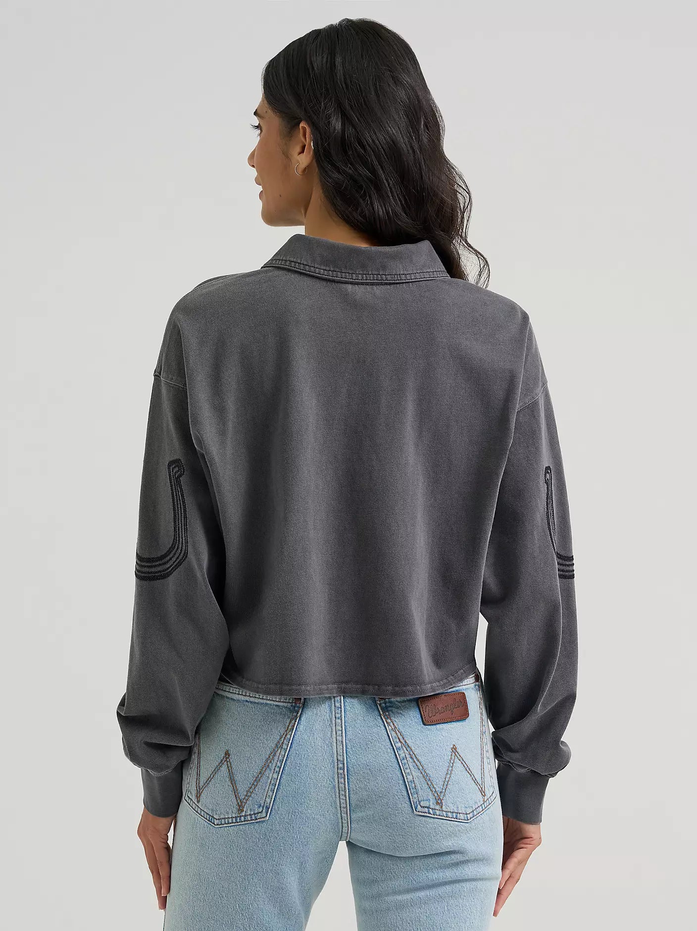 Women's Western Polo Sweatshirt Wrangler
