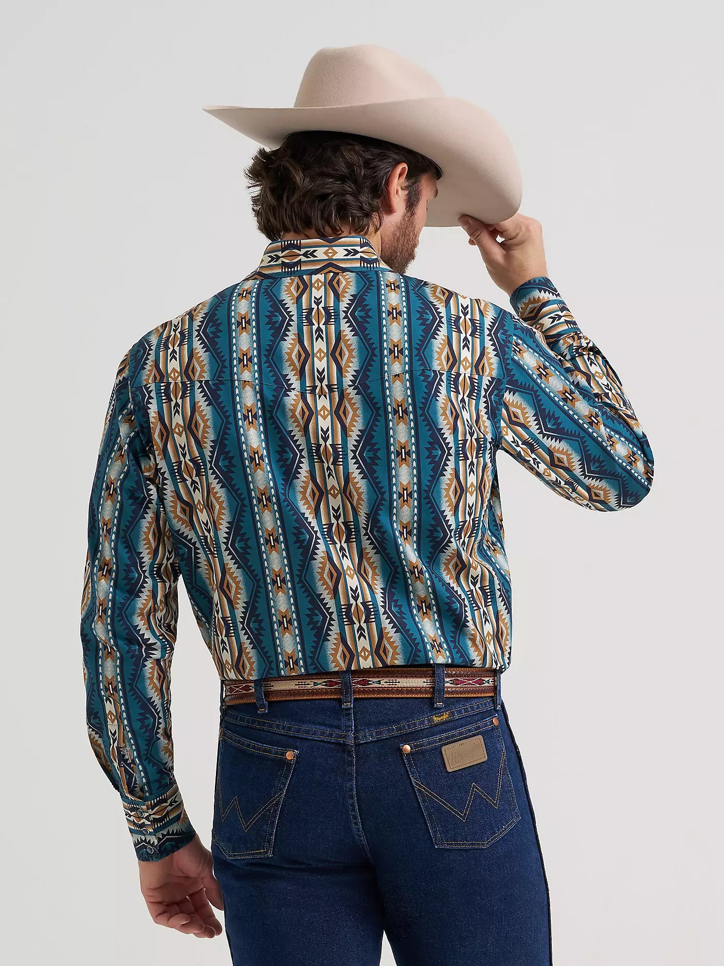 Men's Checotah Classifc Fit Pearl Snap Wrangler