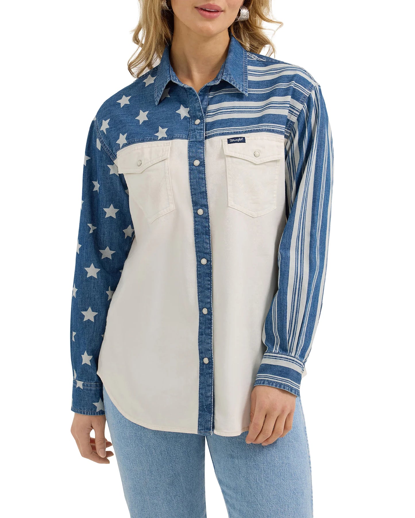 Pearl Snap Women's Stars & Stripes Wrangler