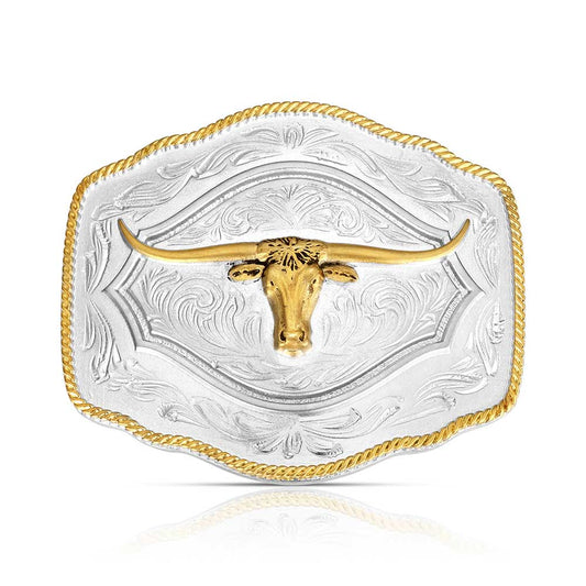 Buckle Longhorn On the Range