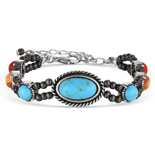 Sunset Skies Beaded Bracelet - Montana Silversmith