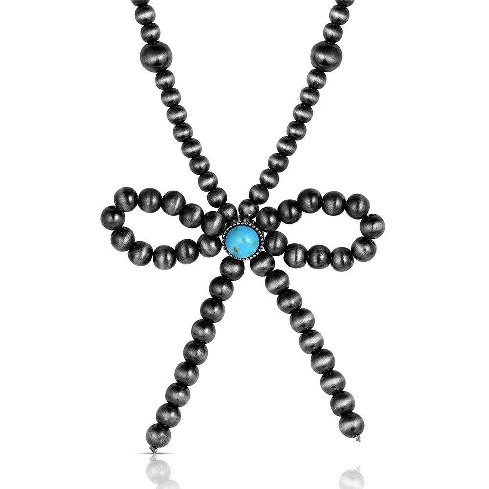 Forever Tied Bow Necklace - Montana Silversmith