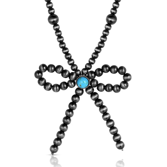 Forever Tied Bow Necklace - Montana Silversmith