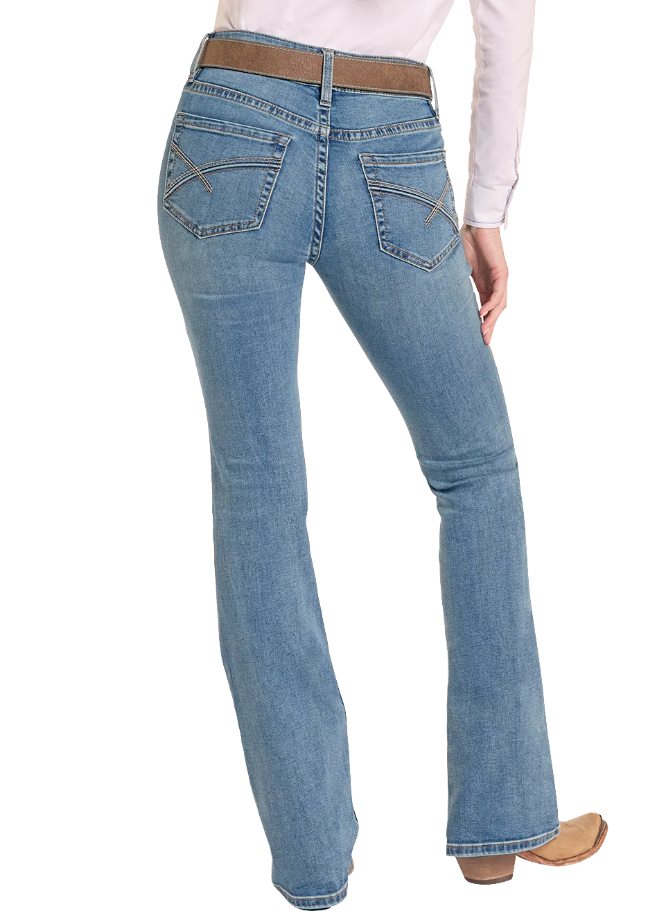 Women's Midrise Bootcut Riding Jeans Rock & Roll Denim
