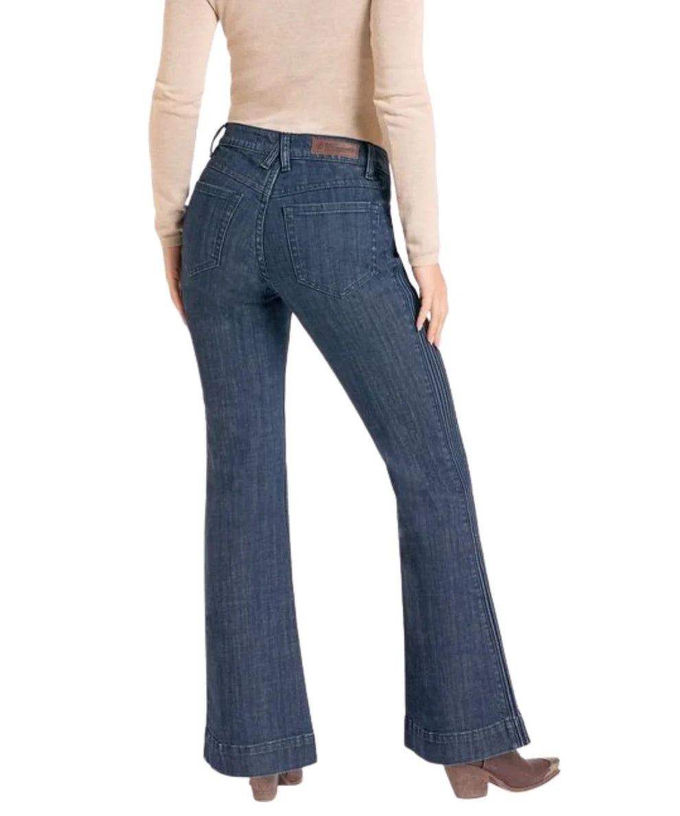 Women's Midrise Trouser Rock & Roll Denim