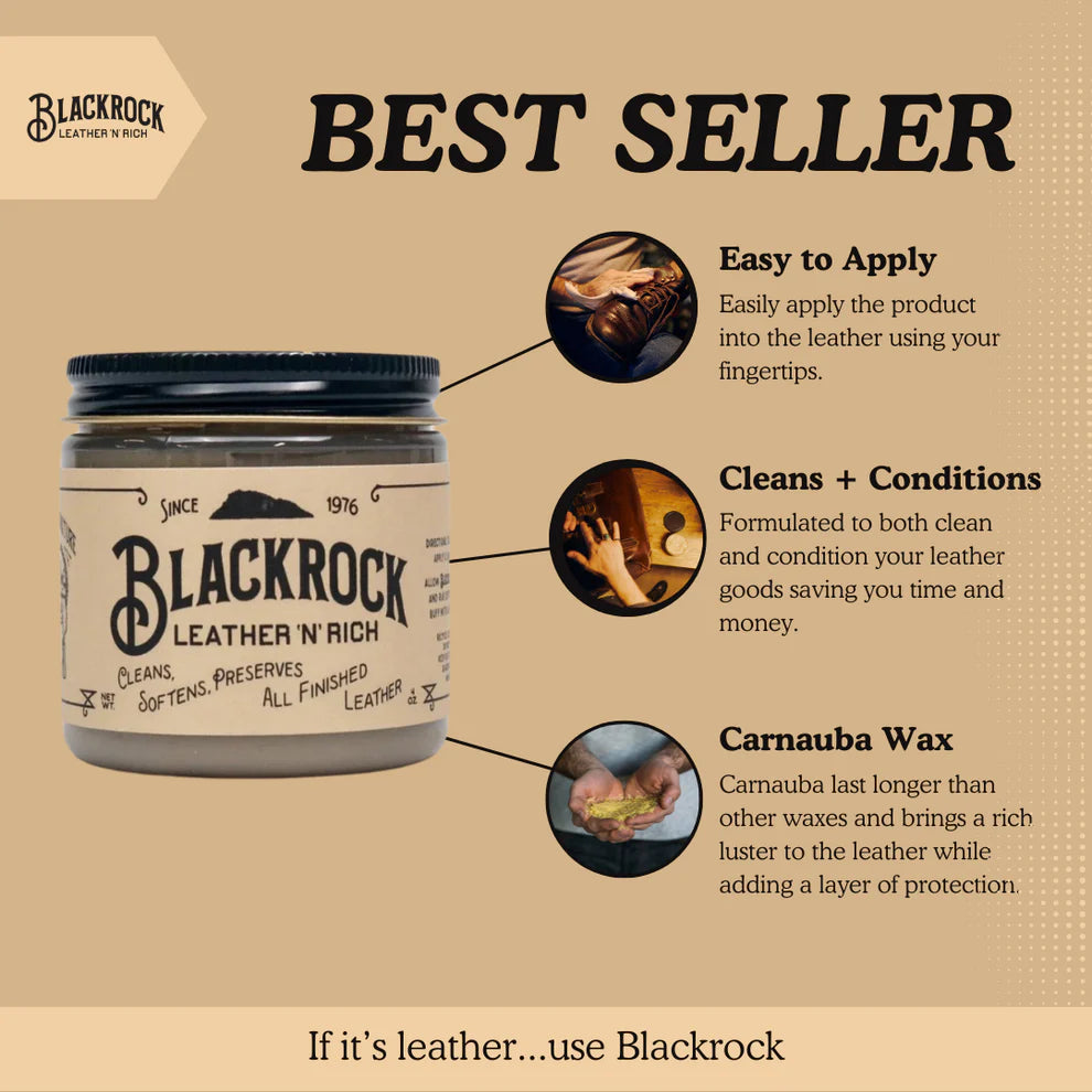 Leather Conditioner 4oz- Blackrock