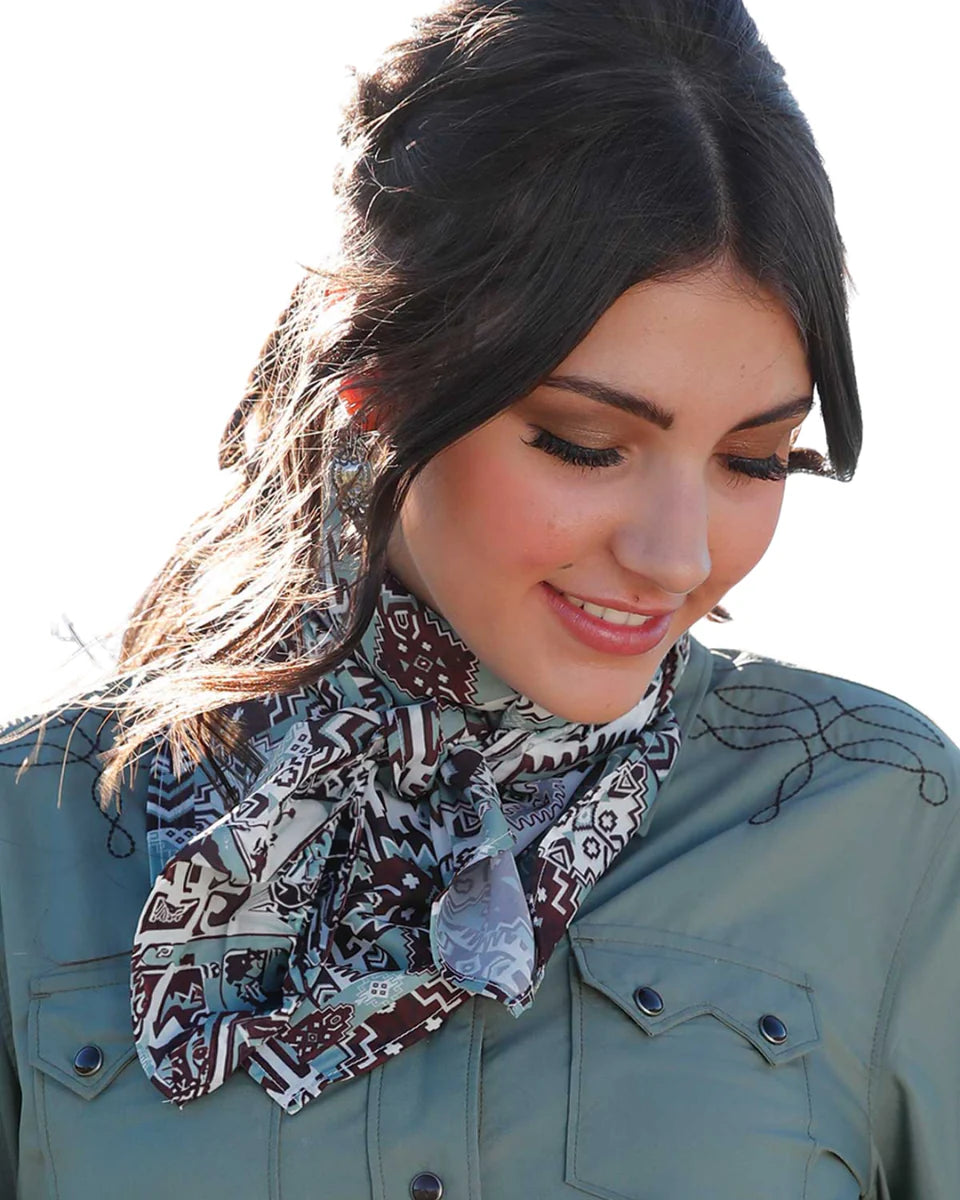 Wildrag Green Brown Aztec Cinch