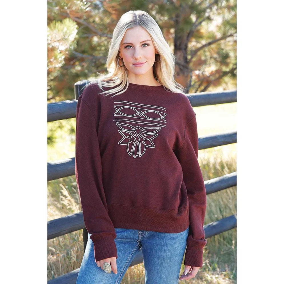 Sweatshirt Women's Boot Stitch Cruel Girl