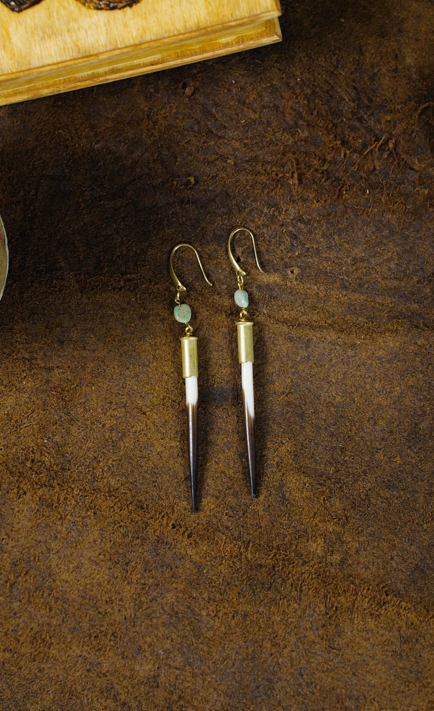 Yellowstone Beth Dutton Quill Turquoise Earrings