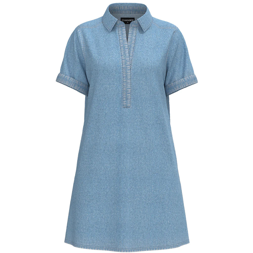 Women's Denim Chambray Dress Hooey