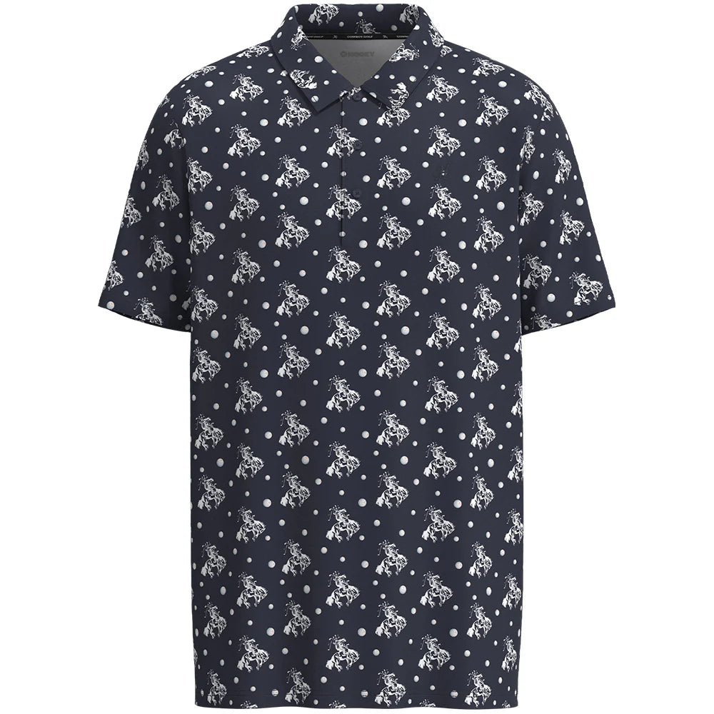 Men's Polo Cowboy Golf Bronc Hooey