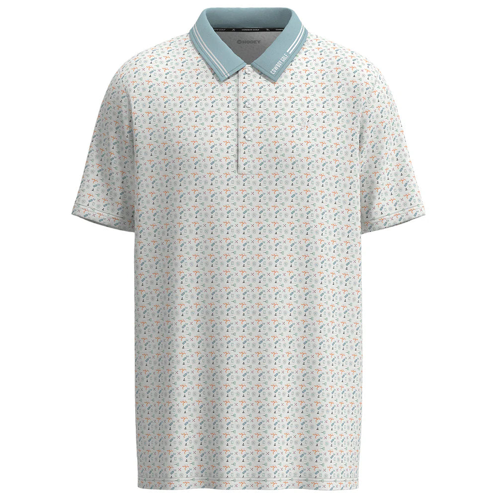 Men's Polo Cowboy Golf Caddie Hooey