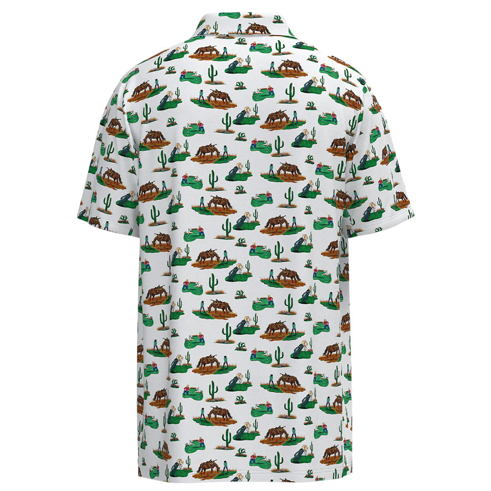 Men's Polo Cowboy Golf Course Hooey