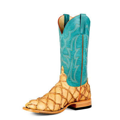 Boots Men's Antique Saddle Big Bass Horse Power Top Hand