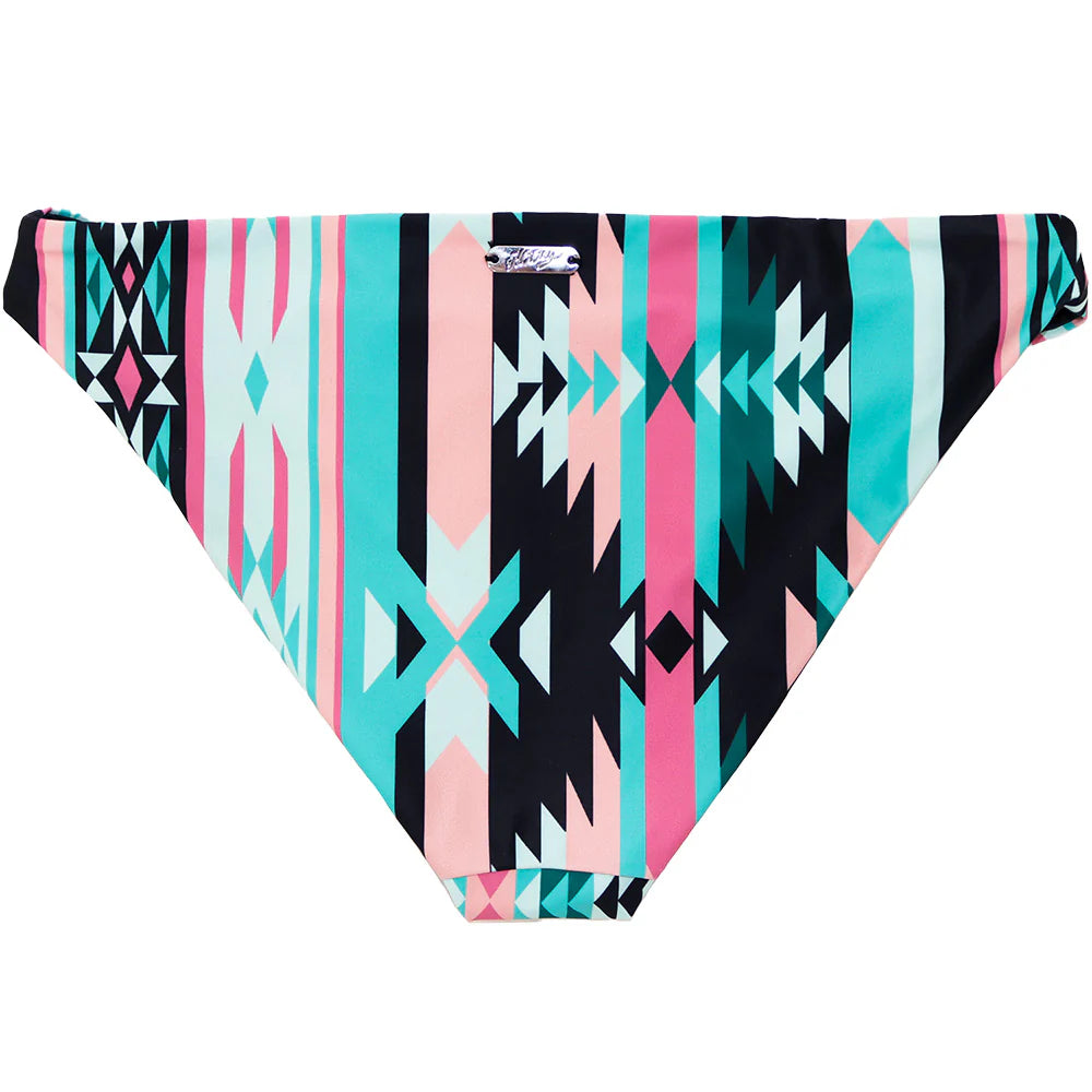 Women's Reversible Aztec/Black 2pc Set Swimsuit Hooey