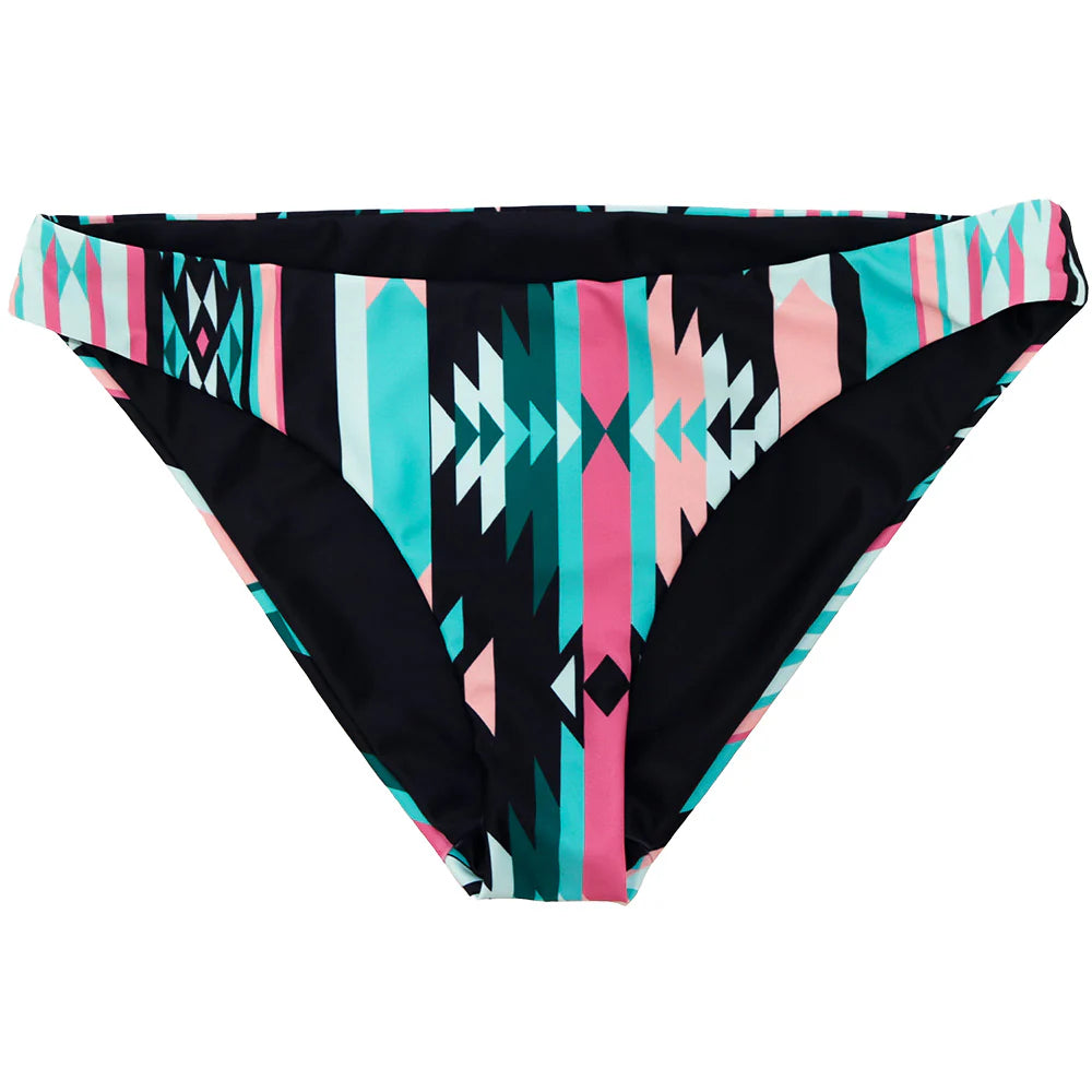 Women's Reversible Aztec/Black 2pc Set Swimsuit Hooey