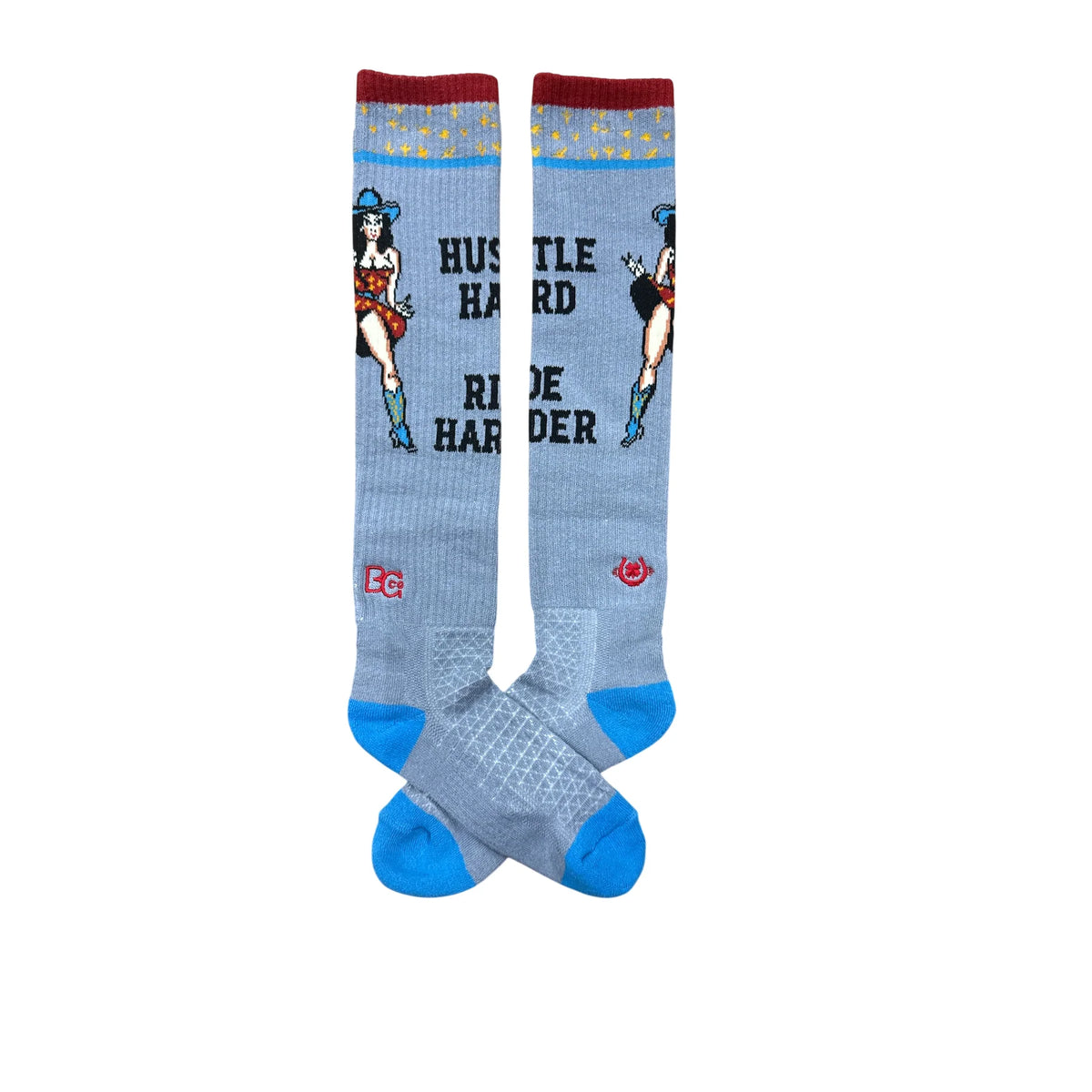 Socks Hustle Hard Lucky Chuck