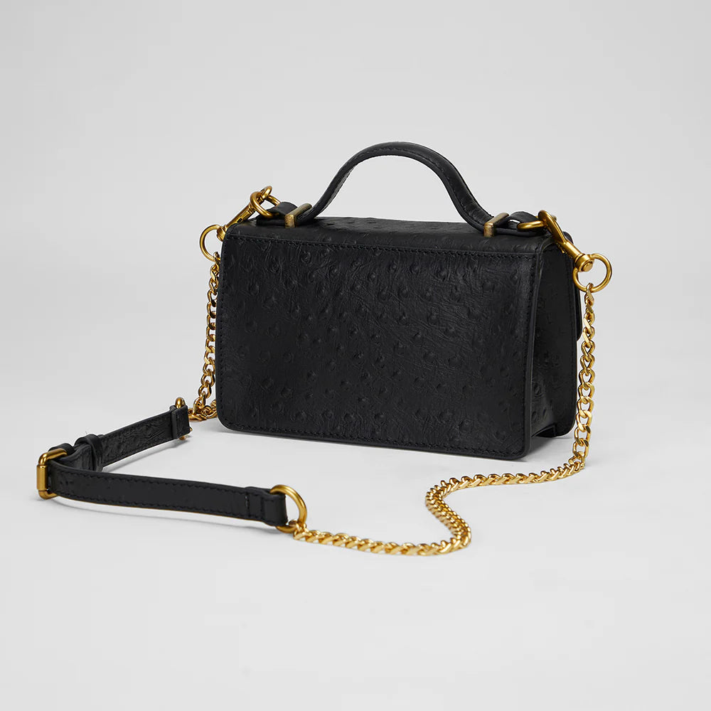 Valencia Ostrich Leather Purse