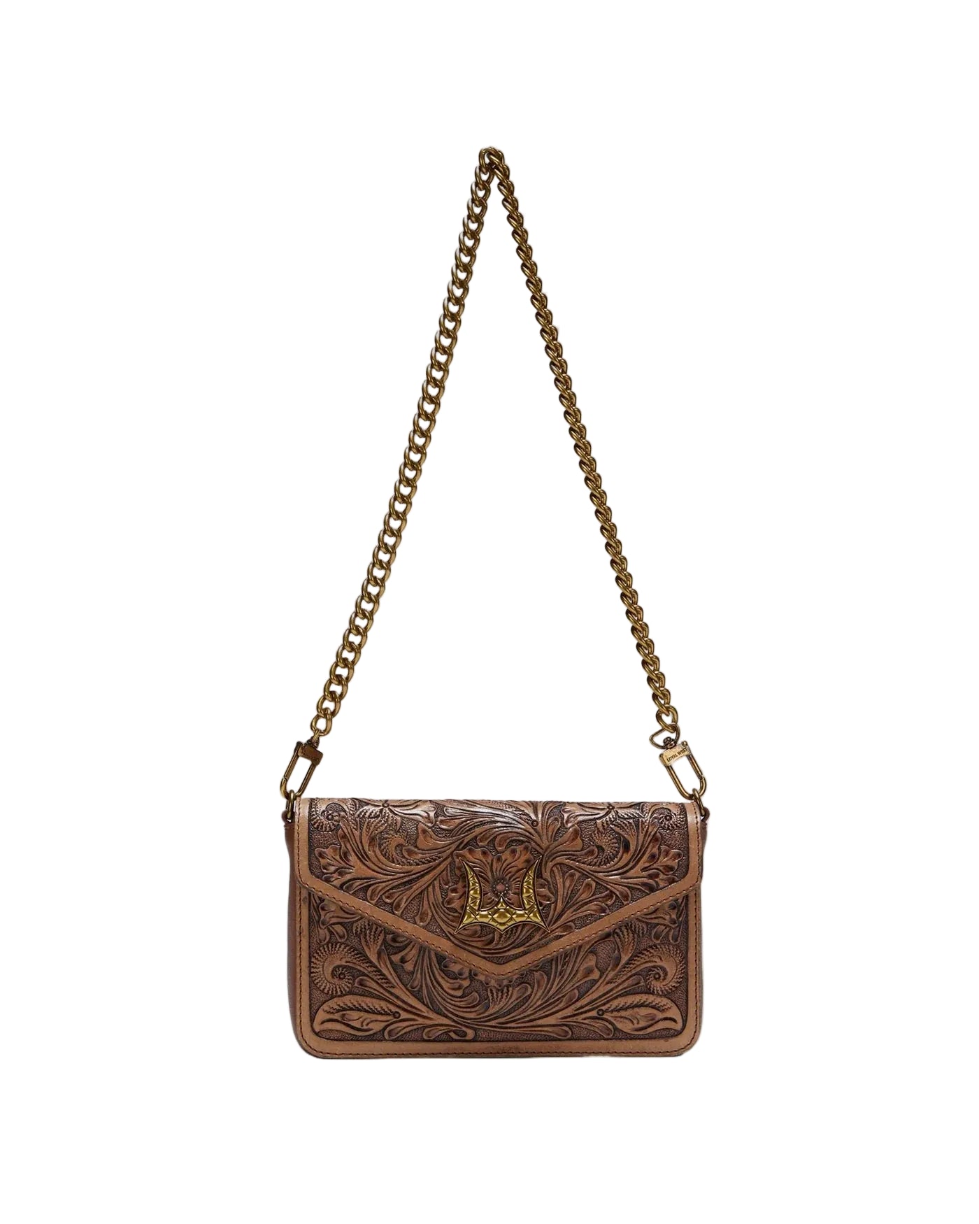 Loyal West Mini Tooled Leather Chain Purse